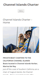 Mobile Screenshot of channelislandscharter.com